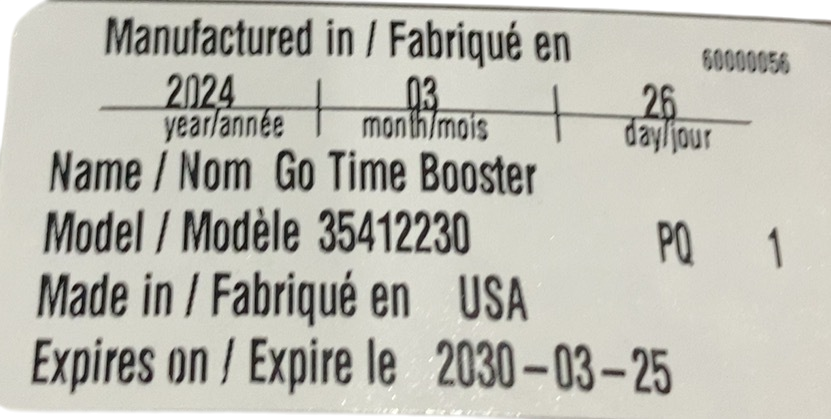 Shop Evenflo GoTime No Back Booster Car Seat, 2024, Static Black at GoodBuy Gear