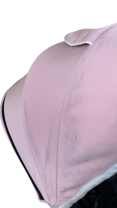 Shop Mockingbird 2nd Seat Kit with Extendable Canopy, Bloom, Silver With Penny Leather, Watercolor Drops at GoodBuy Gear