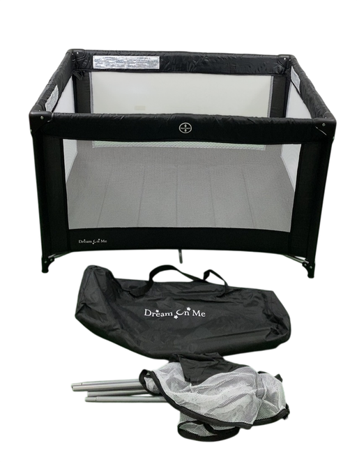 Shop Dream On Me Zazzy Portable Playard with Bassinet, Black at GoodBuy Gear