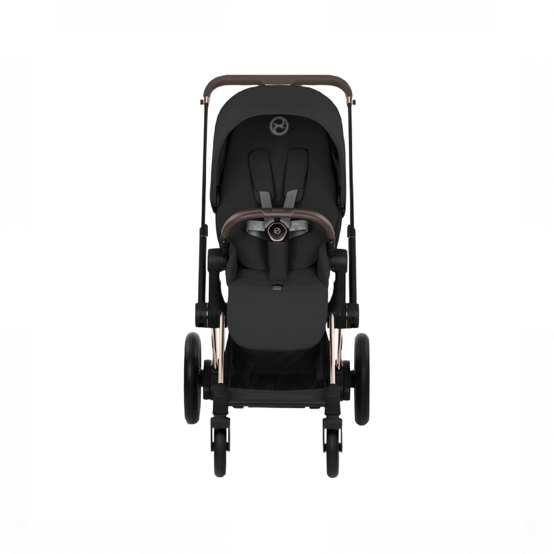 Cybex E-PRIAM2 Stroller, 2024, Rose Gold, Sepia Black