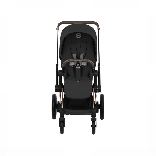 Shop Cybex E-PRIAM2 Stroller, 2024, Rose Gold, Sepia Black at GoodBuy Gear