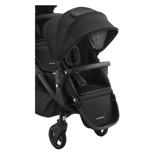 Shop Mockingbird 2nd Seat Kit 3.0, Black Windowpane, Charcoal with Black Leather at GoodBuy Gear
