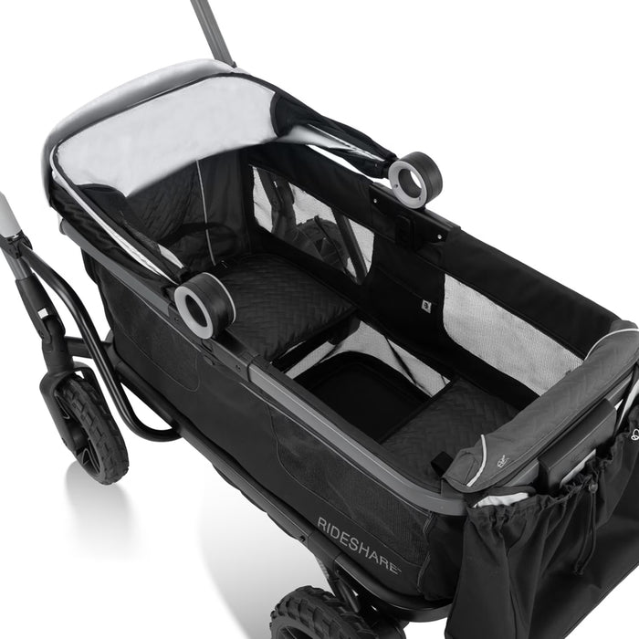 Shop Evenflo Shyft Rideshare All-Terrain Performance Stroller Wagon, 2023, Sterling Black at GoodBuy Gear