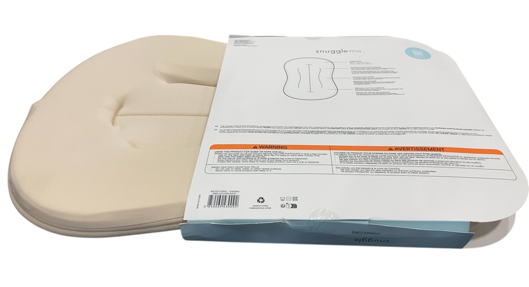 Shop Snuggle Me Organic Lounger Curve, Natural at GoodBuy Gear