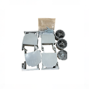 Shop Regalo 2-in-1 Plastic Play Yard and Safety Gate, Gray at GoodBuy Gear