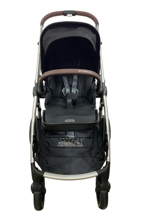 Shop Cybex Gazelle S Modular Stroller, 2023, Moon Black, Silver Frame at GoodBuy Gear