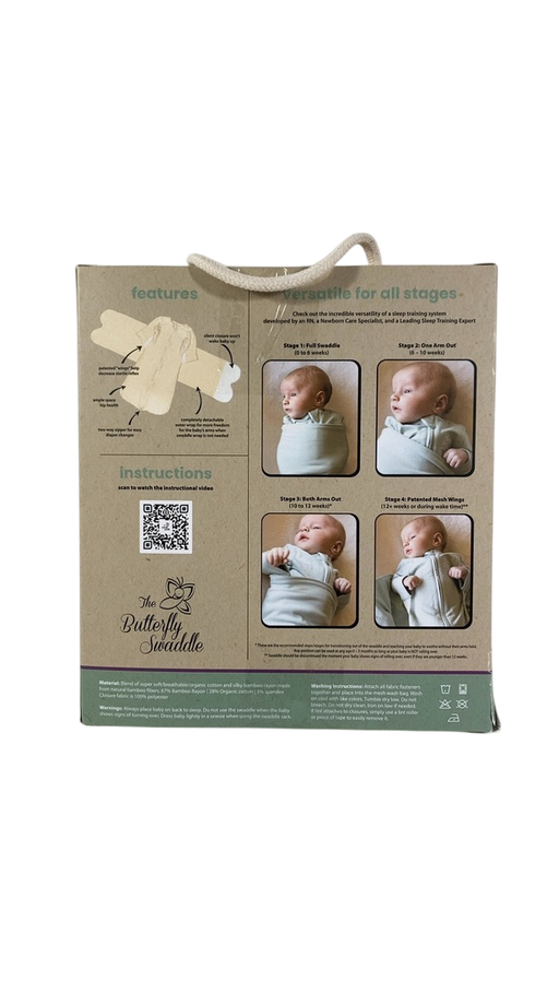 Shop The Butterfly Swaddle Butterfly Swaddle, Sage, Small at GoodBuy Gear