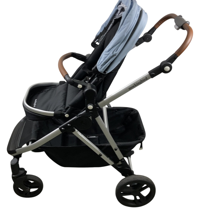 Shop Mockingbird Single to Double 2.0 Stroller, 2024, Silver With Penny Leather, Sky, Windowpane at GoodBuy Gear