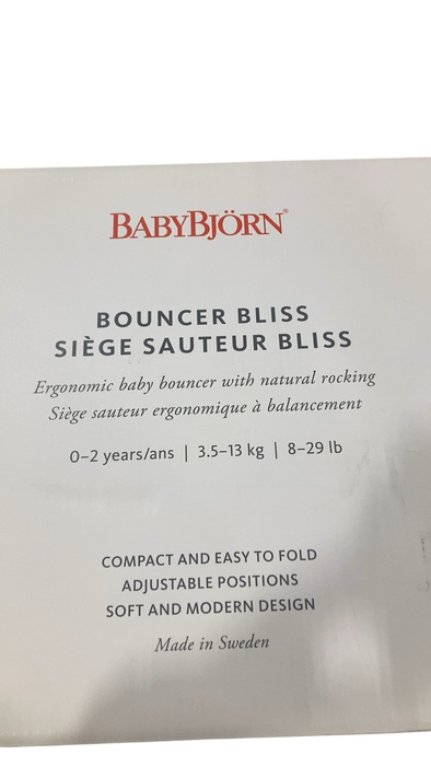 Shop BabyBjorn Bouncer Bliss, Light Gray Frame, Dusty Pink Mesh at GoodBuy Gear