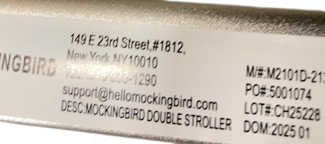 Shop Mockingbird Single to Double 2.0 Stroller, Bloom, Windowpane, Silver With Penny Leather, 2025 at GoodBuy Gear