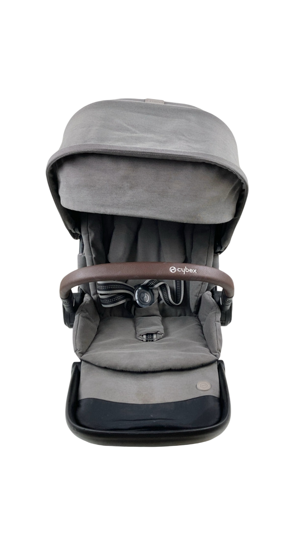 cybex gazelle s second seat soho grey Cybex Gazelle S Seat Unit, Brown Bumper Bar, Soho Grey