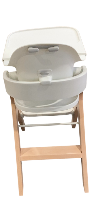 Shop Mockingbird High Chair, 2.0, Natural Beech, White at GoodBuy Gear