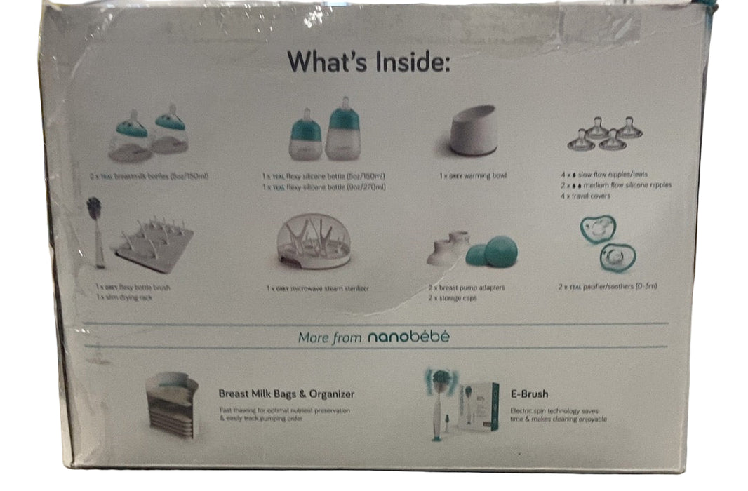 Shop Nanobébé Ultimate Newborn Baby Bottle Feeding Set, Teal at GoodBuy Gear