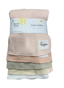 Shop Burt's Bees Baby Organic Cotton Burp Cloths 5 Pack, Pink Sand at GoodBuy Gear