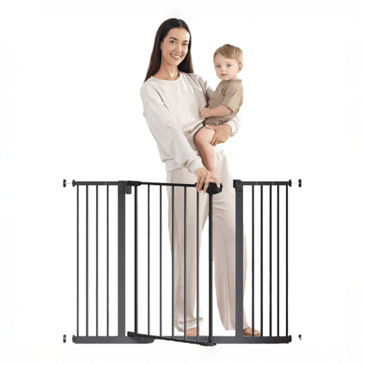 Shop Comfy Cubs Baby Safety Gate with 3 Extensions, Black at GoodBuy Gear