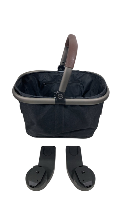 Shop Cybex Gazelle S Modular Stroller, 2024, Moon Black, Taupe Frame at GoodBuy Gear