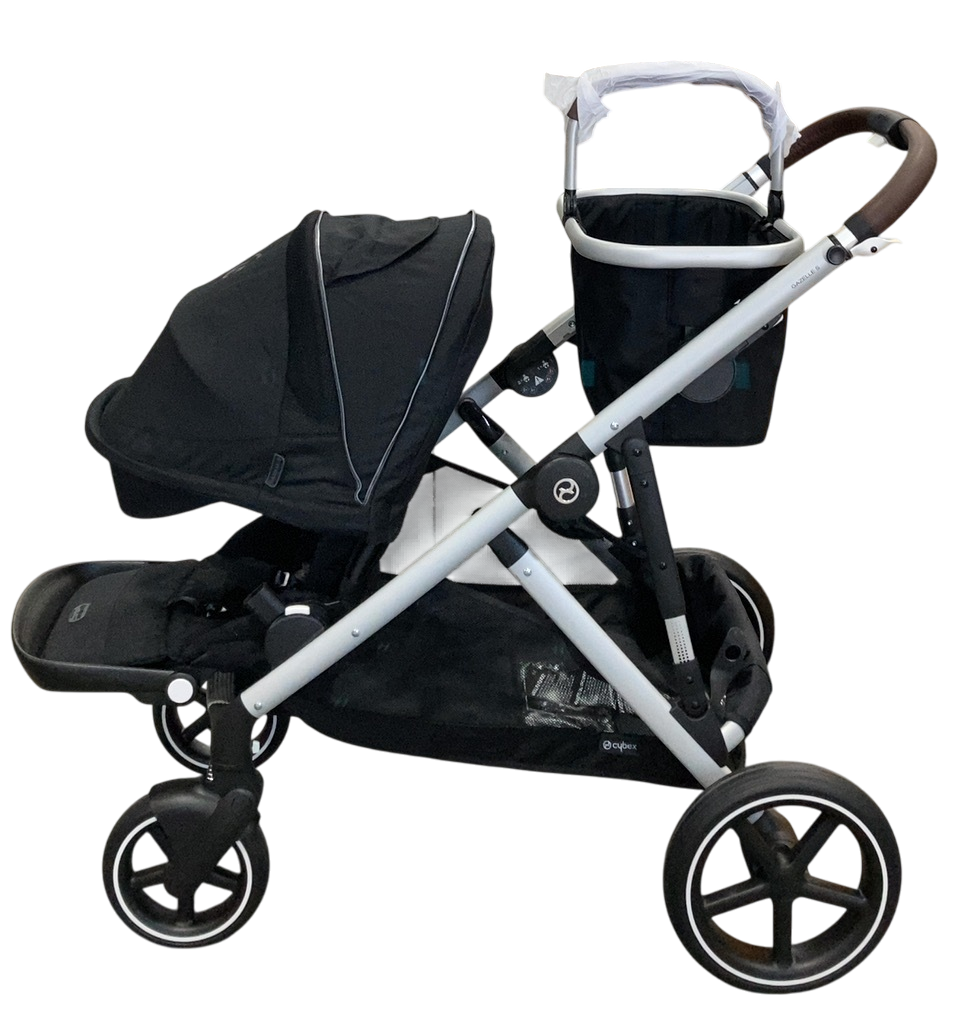 cybex gazelle s moon black Cybex Gazelle S Modular Stroller, Moon Black, Silver Frame, 2024