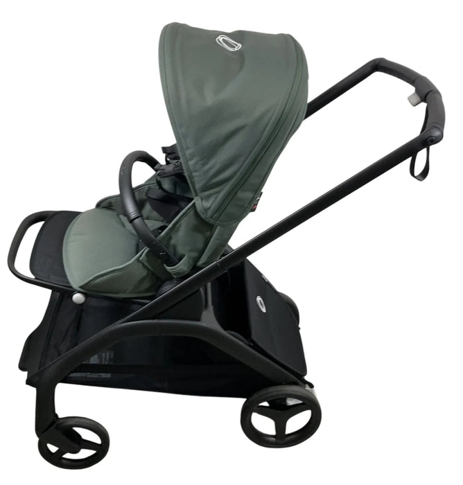 Bugaboo Dragonfly Stroller, 2025, Black, Forest Green, Forest Green