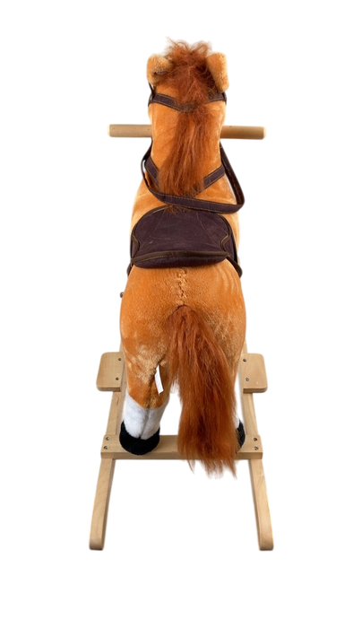 Shop Qaba Kids Plush Ride On Rocking Horse Chair With Nursery Rhyme Sounds at GoodBuy Gear