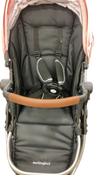 Shop Mockingbird Single 2.0 Stroller, 2024, Bloom, Silver With Penny Leather, Watercolor Drops at GoodBuy Gear