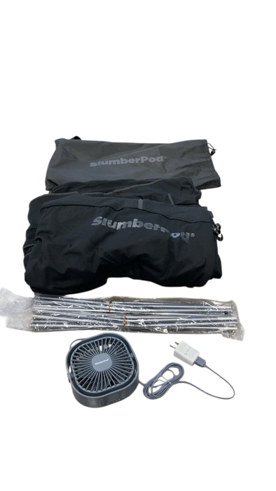 Shop SlumberPod 3.0 Sleep Canopy with Fan, Black with Gray Accents at GoodBuy Gear