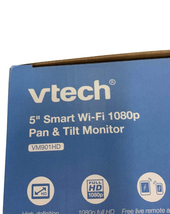 Shop VTech 5” Smart WiFi 1080p Pan & Tilt Monitor at GoodBuy Gear