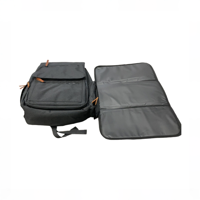 Shop Sprucely Diaper Bag Backpack With Insulated Pocket, Black at GoodBuy Gear