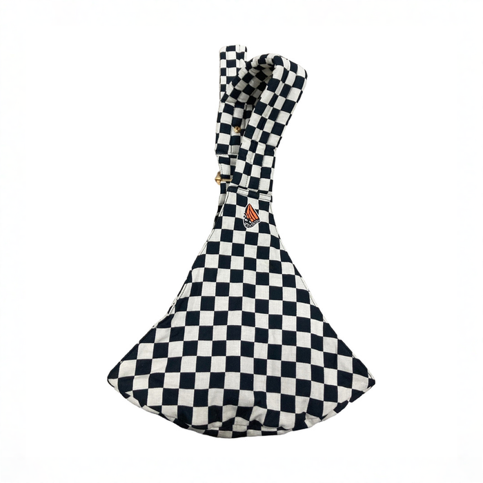 Shop Mabē The Monarch Toddler Sling, Ebony Check at GoodBuy Gear