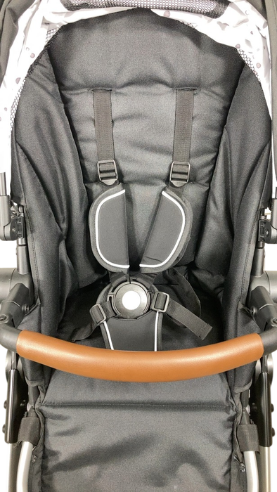 Shop Mockingbird Single to Double 2.0 Stroller, 2024, Black, Silver With Penny Leather, Watercolor Drops at GoodBuy Gear