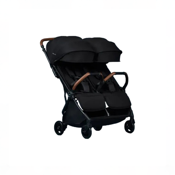 Shop Silver Cross Jet Double Travel Stroller, 2025, Black at GoodBuy Gear