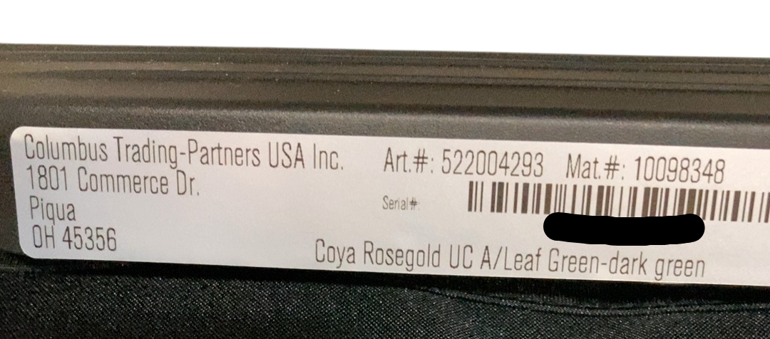 Shop Cybex Coya Stroller, 2023, Leaf Green, Rose Gold at GoodBuy Gear