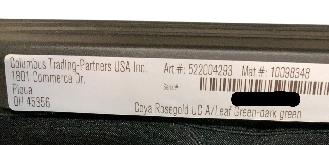 Shop Cybex Coya Stroller, 2023, Leaf Green, Rose Gold at GoodBuy Gear