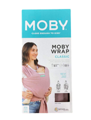 used Moby Wrap Baby Carrier, Dusty Rose