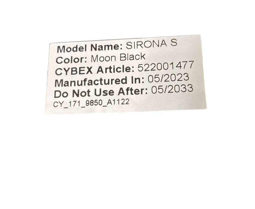 Shop Cybex Sirona S With SensorSafe Convertible Car Seat, 2023, Moon Black at GoodBuy Gear
