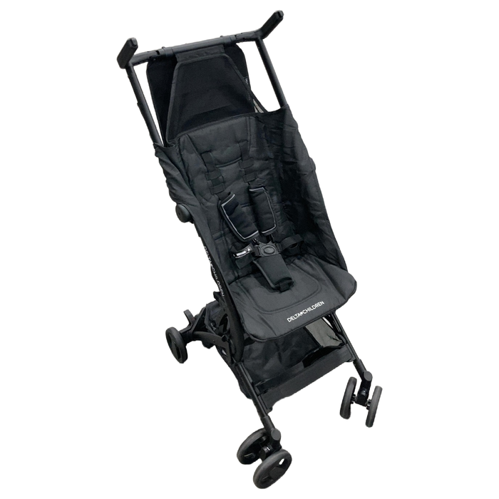 Shop Delta Children The Clutch Travel Stroller, 2026, Black at GoodBuy Gear