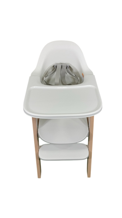 Shop Mockingbird High Chair, Natural Beech, White at GoodBuy Gear