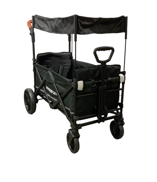 used Wonderfold X2 Push + Pull Double Stroller Wagon, 2023, Stealth Black