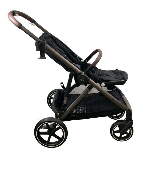 Shop Cybex Gazelle S Modular Stroller, 2024, Moon Black, Taupe Frame at GoodBuy Gear