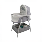 Shop TruBliss 3-in-1 Journey Bassinet Crib Sleeper, Soft Grey at GoodBuy Gear