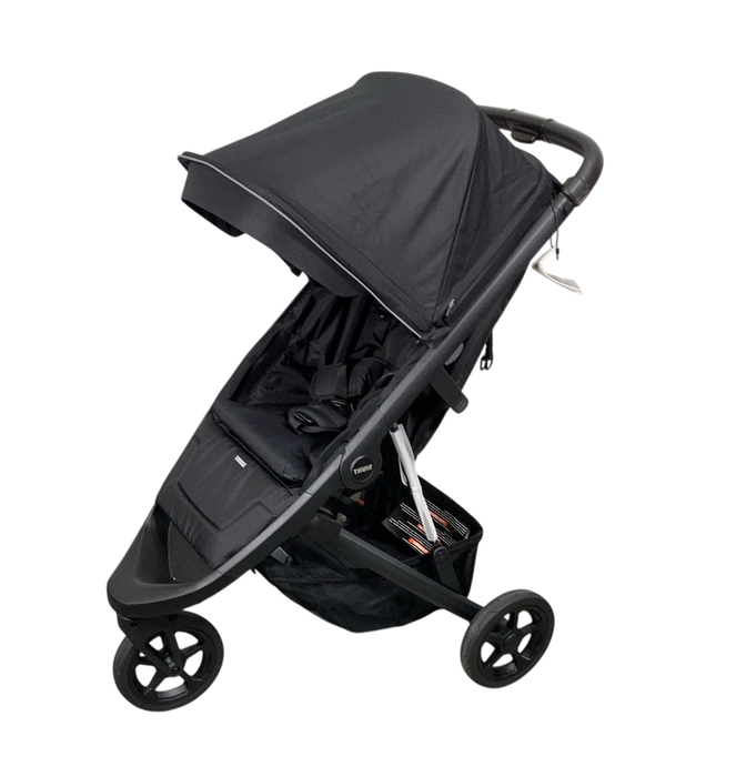 Shop Thule Spring Stroller, 2024, Black, Midnight Black at GoodBuy Gear