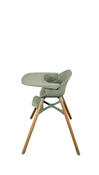 Shop Lalo High Chair with Infant Kit, Sage, Sage, Natural Wood at GoodBuy Gear