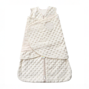 Shop Halo Sleepsack Swaddle Plushy Dot Velboa, Cream, Newborn at GoodBuy Gear