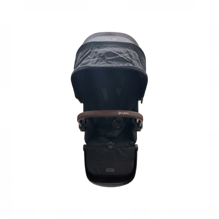 Shop Cybex Gazelle S Seat Unit, Brown Bumper Bar, Moon Black at GoodBuy Gear
