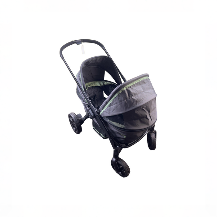 Shop DRAFT - Evenflo Pivot Xplore Dreamz All-Terrain Stroller Wagon with Bassinet Insert, 2024, Voyager Green at GoodBuy Gear