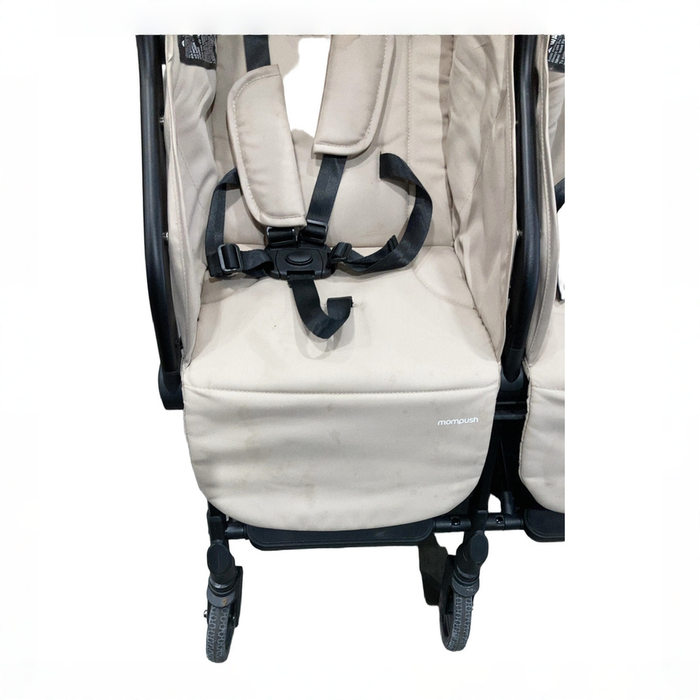 Shop Mompush Lithe Double Stroller, 2026, Khaki at GoodBuy Gear