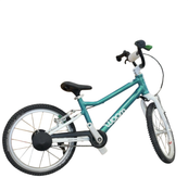 Shop Woom GO 3 Bike "16, AUTOMAGIC, Metallic turquoise at GoodBuy Gear