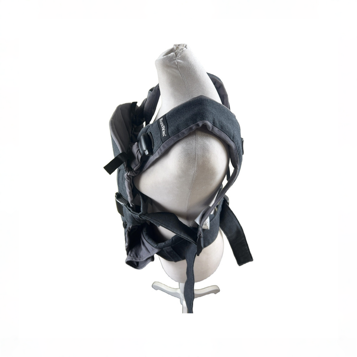Shop BabyBjorn Baby Carrier One, Denim Grey/Dark Grey Woven Mix at GoodBuy Gear