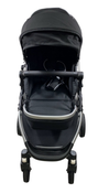 Shop Mockingbird Single 2.0 Stroller, 2024, Black, Silver With Black Leather, Watercolor Drops at GoodBuy Gear