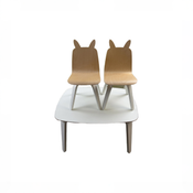 Shop Oeuf NYC Rabbit Play Chairs And Table Set at GoodBuy Gear