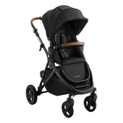 Shop Mockingbird Single 3.0 Stroller, 2025, Charcoal with Penny Leather, Solid Black at GoodBuy Gear
